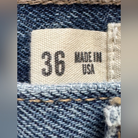 Nili Lotan Billie Medium Wash Button Fly Straight Leg Jeans Mens Size 36 $400 - Picture 3 of 9